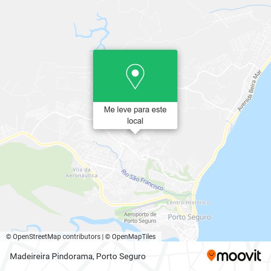 Madeireira Pindorama mapa