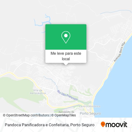 Pandoca Panificadora e Confeitaria mapa