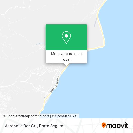 Akropolis Bar-Gril mapa