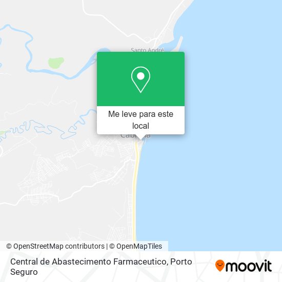 Central de Abastecimento Farmaceutico mapa