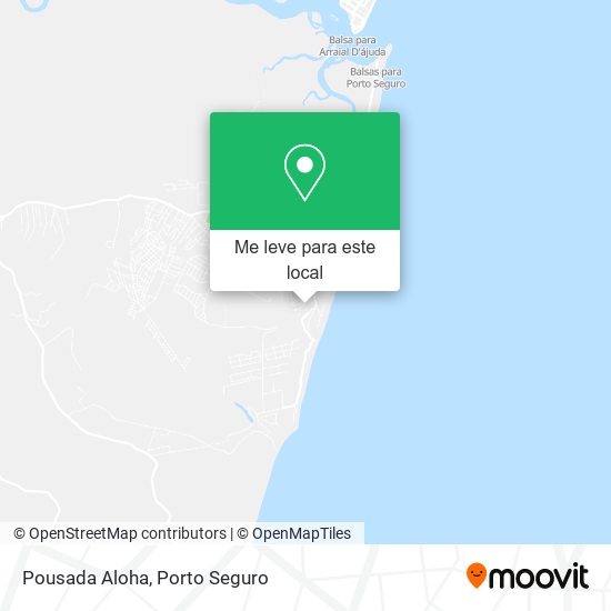 Pousada Aloha mapa