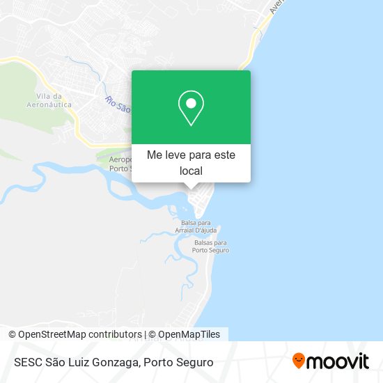 SESC São Luiz Gonzaga mapa