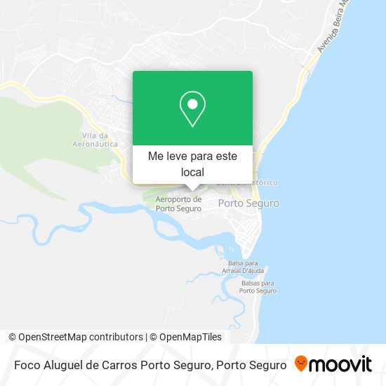 Foco Aluguel de Carros Porto Seguro mapa