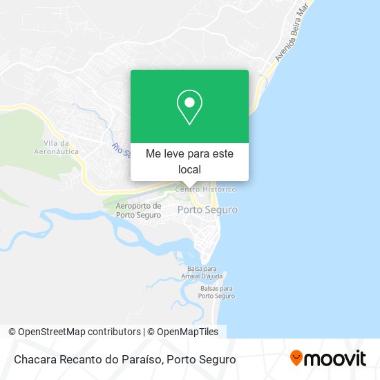 Chacara Recanto do Paraíso mapa
