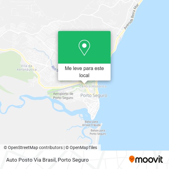 Auto Posto Via Brasil mapa