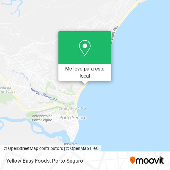 Yellow Easy Foods mapa