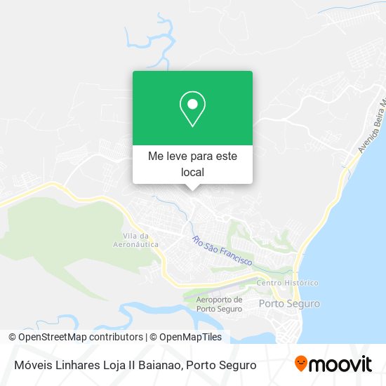 Móveis Linhares Loja II Baianao mapa