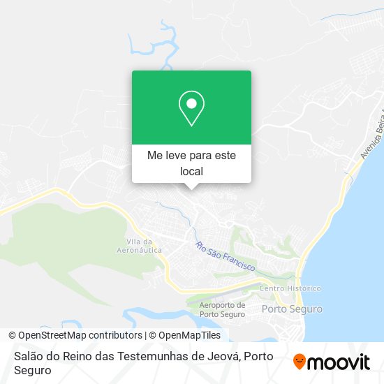 Salão do Reino das Testemunhas de Jeová mapa