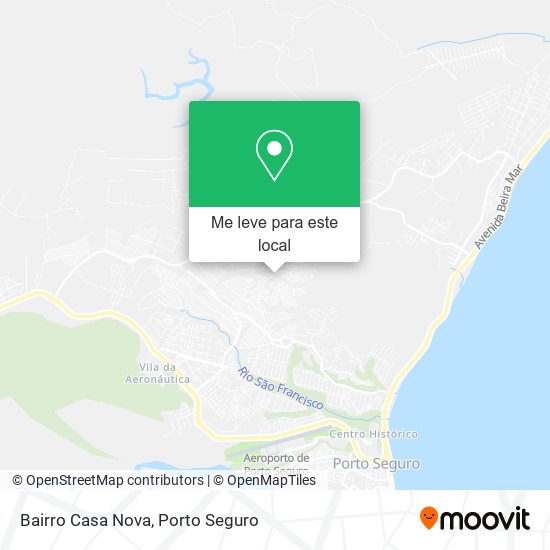 Bairro Casa Nova mapa