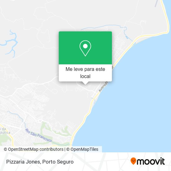 Pizzaria Jones mapa