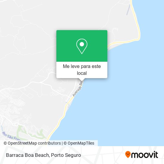 Barraca Boa Beach mapa
