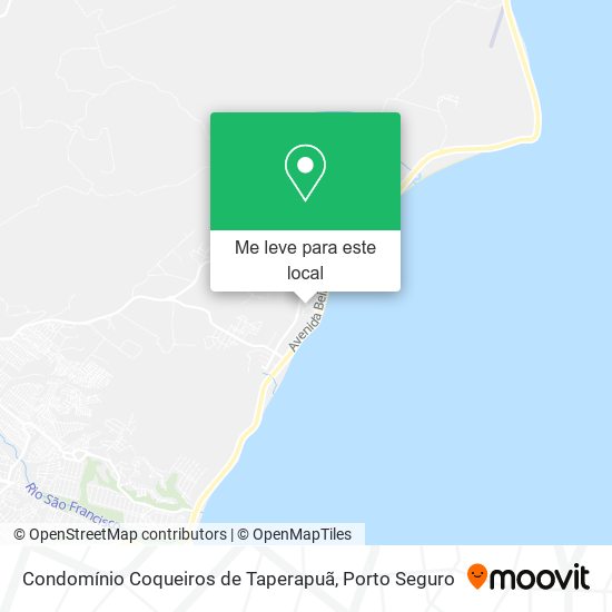 Condomínio Coqueiros de Taperapuã mapa