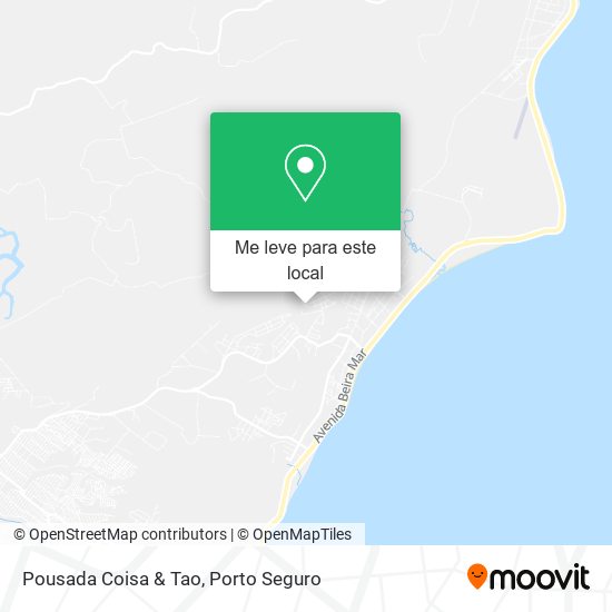 Pousada Coisa & Tao mapa