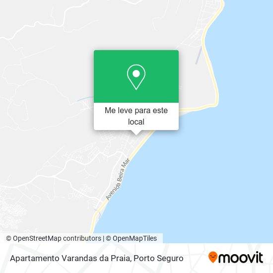 Apartamento Varandas da Praia mapa