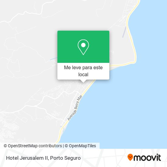 Hotel Jerusalem II mapa