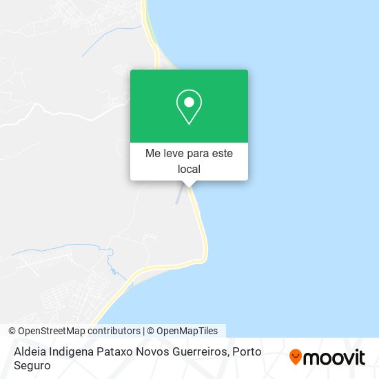 Aldeia Indigena Pataxo Novos Guerreiros mapa