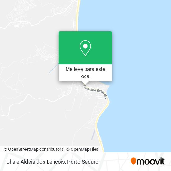 Chalé Aldeia dos Lençóis mapa