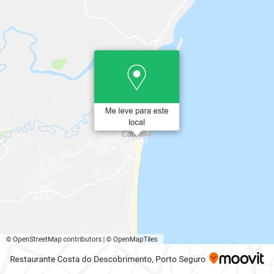 Restaurante Costa do Descobrimento mapa