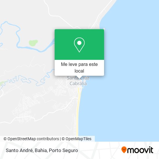 Santo André, Bahia mapa
