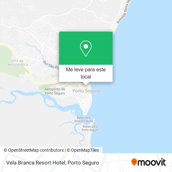 Vela Branca Resort Hotel mapa