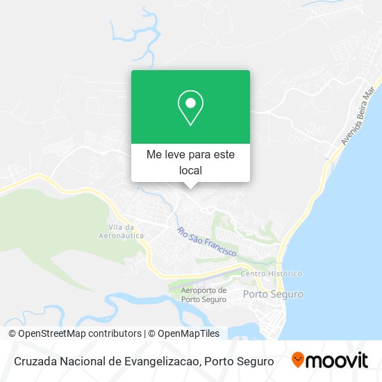 Cruzada Nacional de Evangelizacao mapa