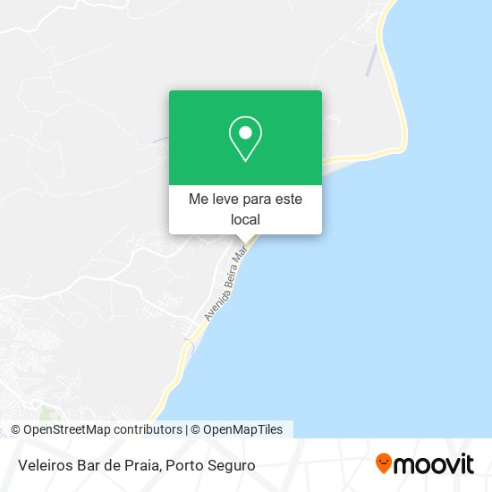 Veleiros Bar de Praia mapa