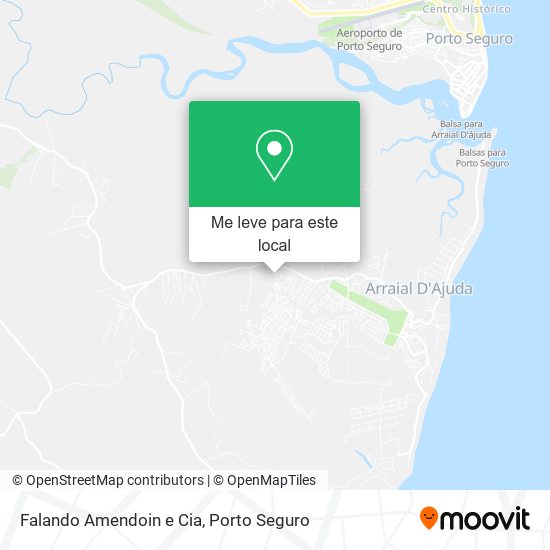 Falando Amendoin e Cia mapa