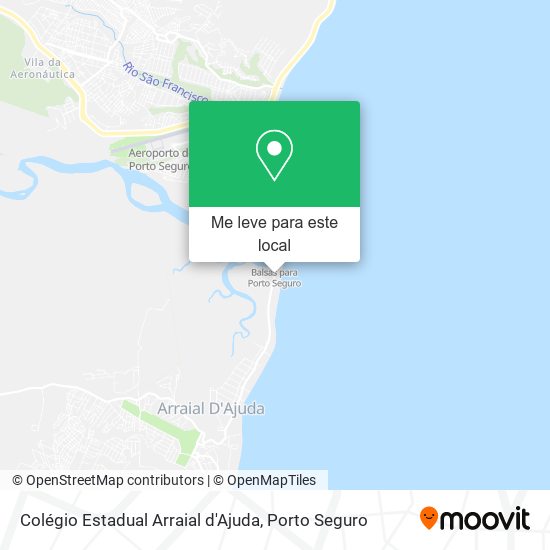 Colégio Estadual Arraial d'Ajuda mapa