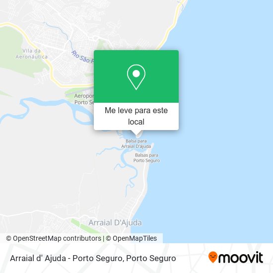 Arraial d' Ajuda - Porto Seguro mapa