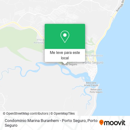 Condomínio Marina Buranhem - Porto Seguro mapa