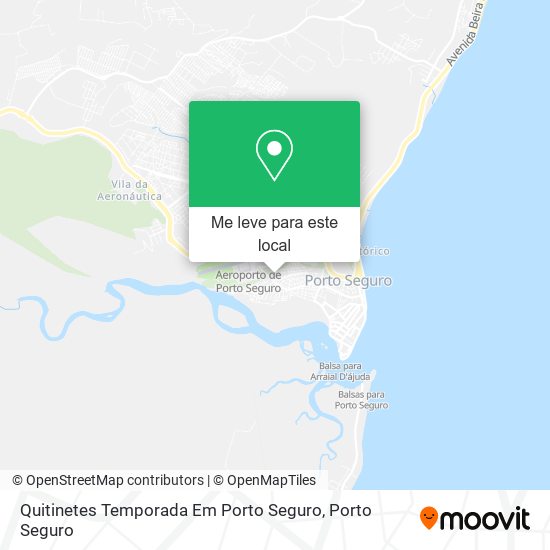 Quitinetes Temporada Em Porto Seguro mapa