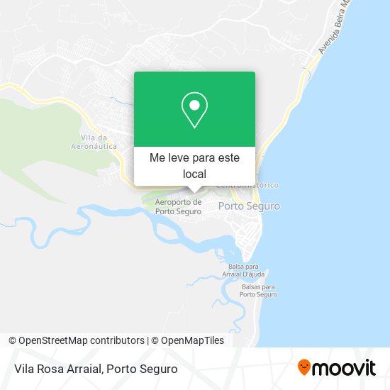 Vila Rosa Arraial mapa