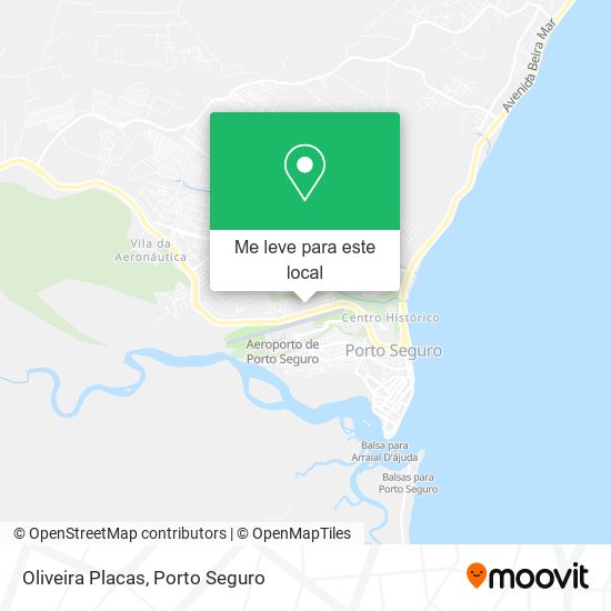 Oliveira Placas mapa