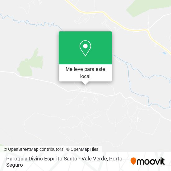 Paróquia Divino Espírito Santo - Vale Verde mapa