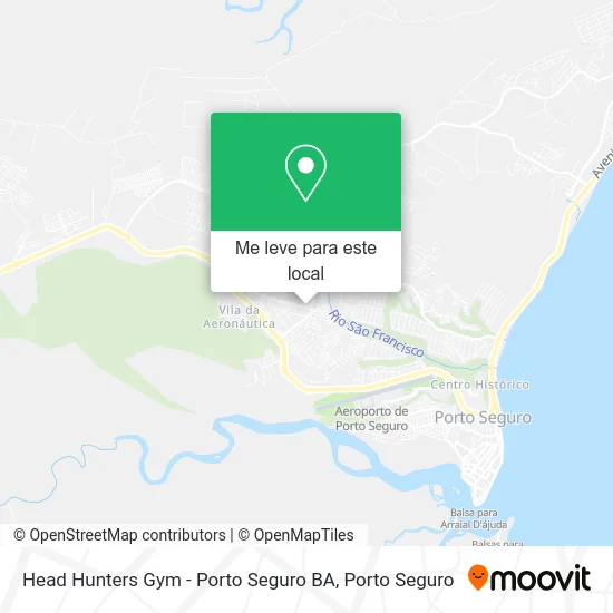 Head Hunters Gym - Porto Seguro BA mapa
