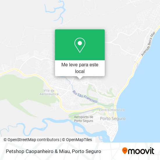 Petshop Caopanheiro & Miau mapa