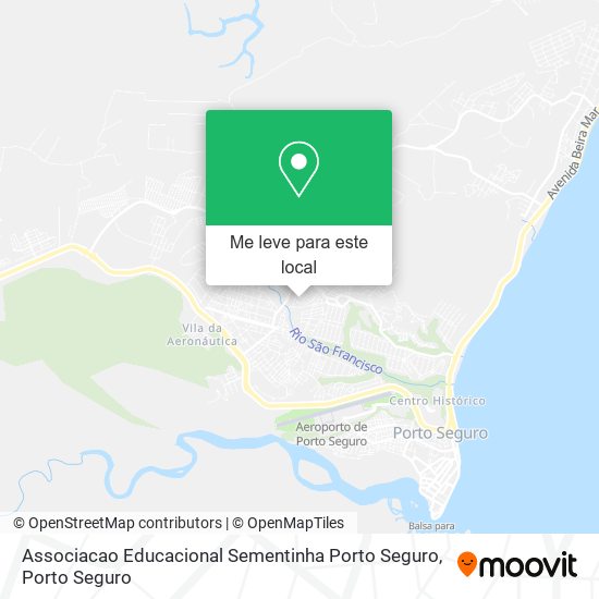 Associacao Educacional Sementinha Porto Seguro mapa