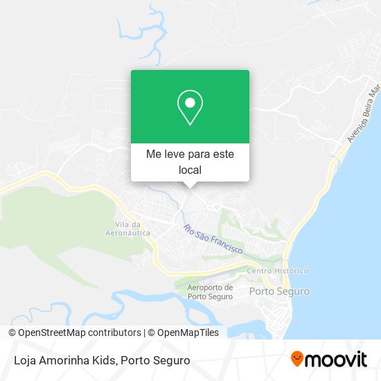 Loja Amorinha Kids mapa