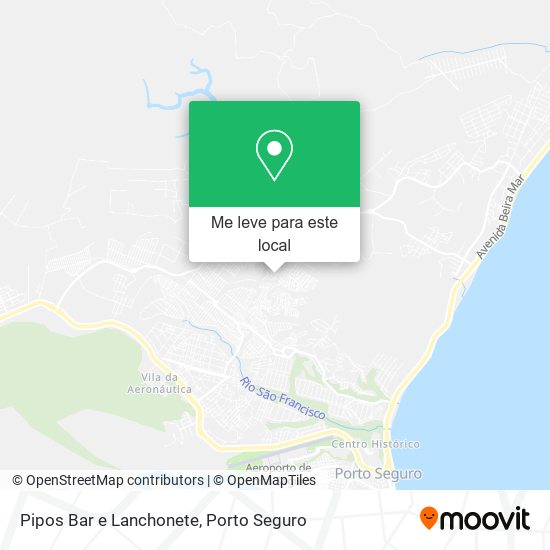 Pipos Bar e Lanchonete mapa