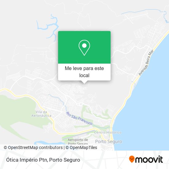 Ótica Império Ptn mapa