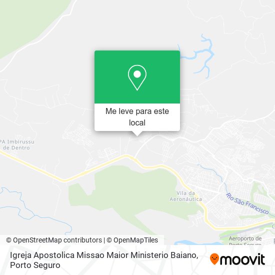 Igreja Apostolica Missao Maior Ministerio Baiano mapa