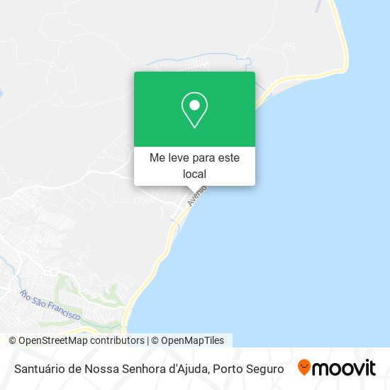 Santuário de Nossa Senhora d'Ajuda mapa