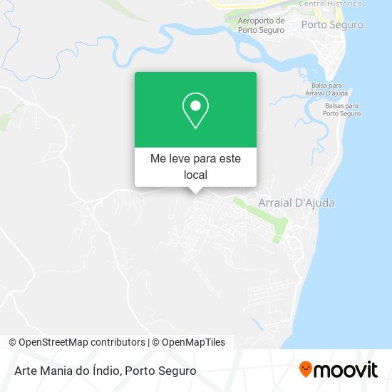 Arte Mania do Índio mapa