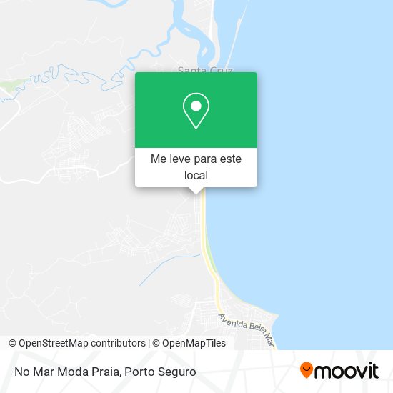 No Mar Moda Praia mapa