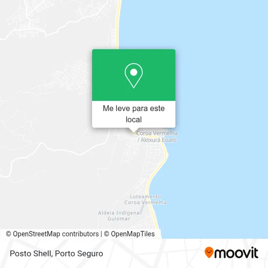 Posto Shell mapa