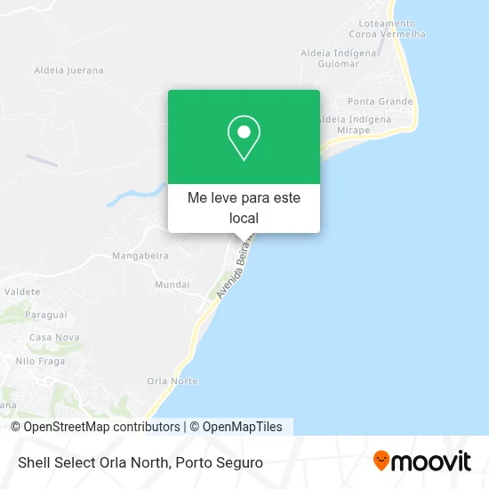 Shell Select Orla North mapa