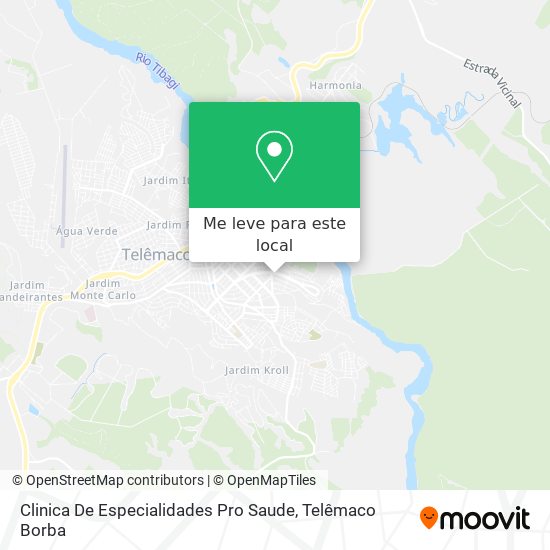 Clinica De Especialidades Pro Saude mapa