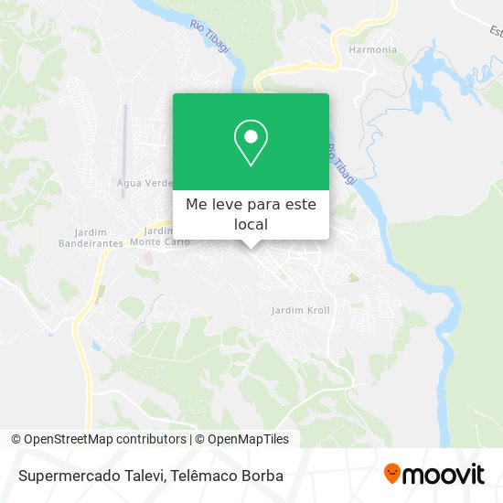 Supermercado Talevi mapa