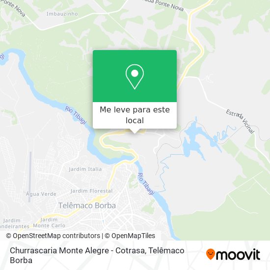 Churrascaria Monte Alegre - Cotrasa mapa