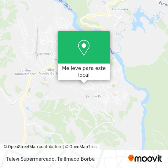 Talevi Supermercado mapa
